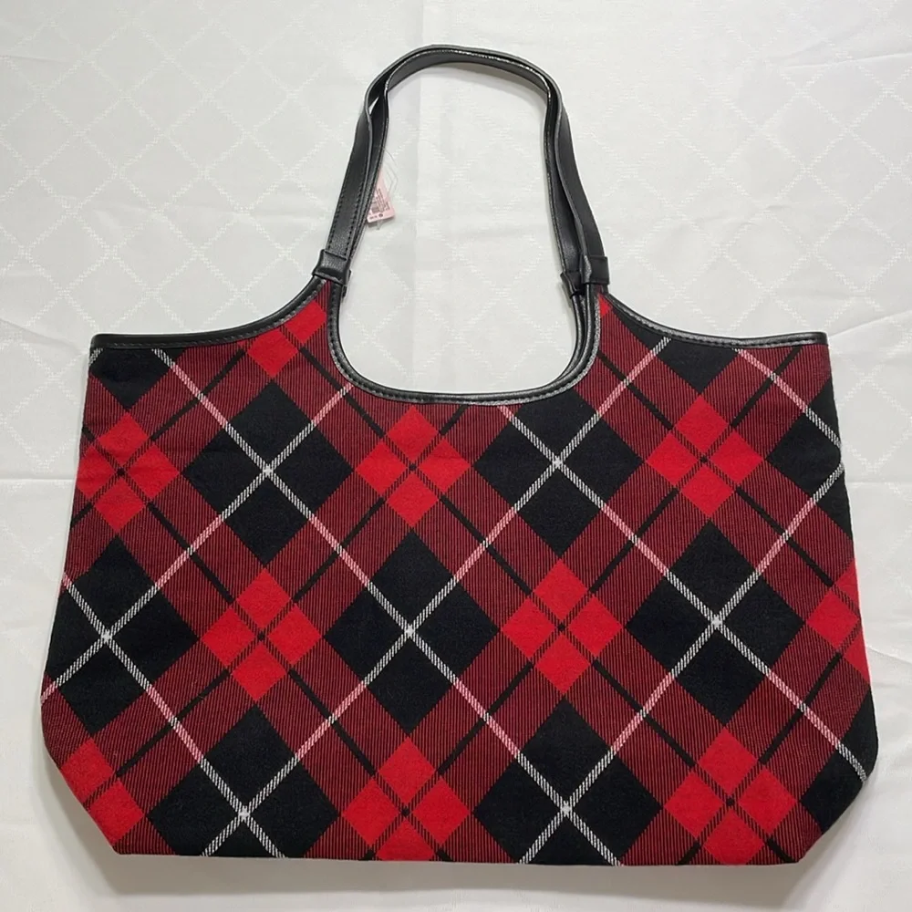 Victoria’s Secret Plaid Tote